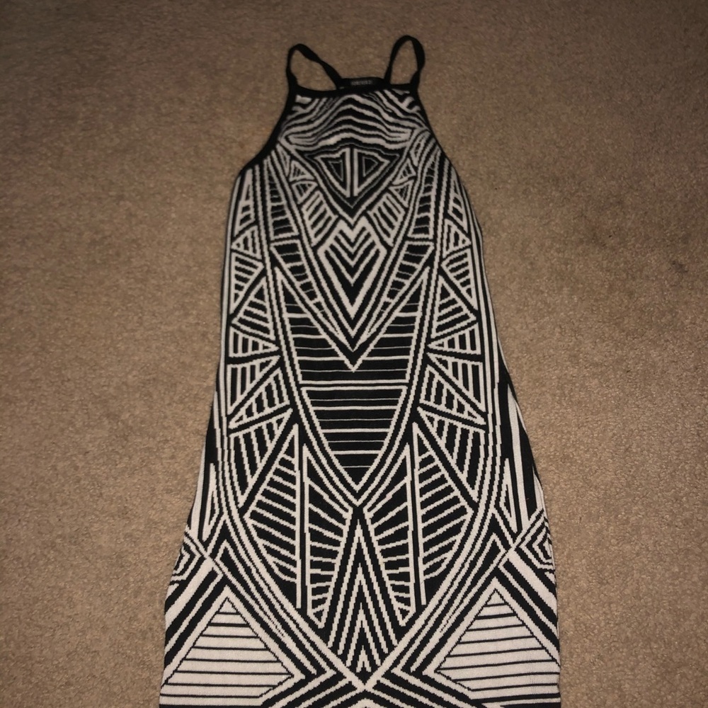 form fitting knitted forever 21 dress